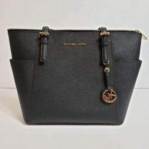 Michael Kors Zip Top Shoulder Bag Purse